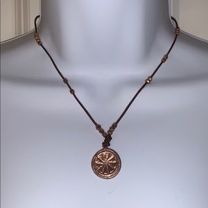 Athleta Sand dollar necklace
